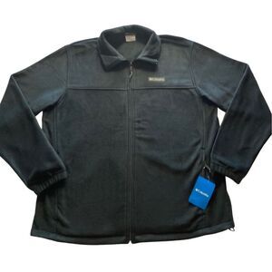 COLUMBIA Mens XLARGE Steens Mountain Black Full Zip Jacket